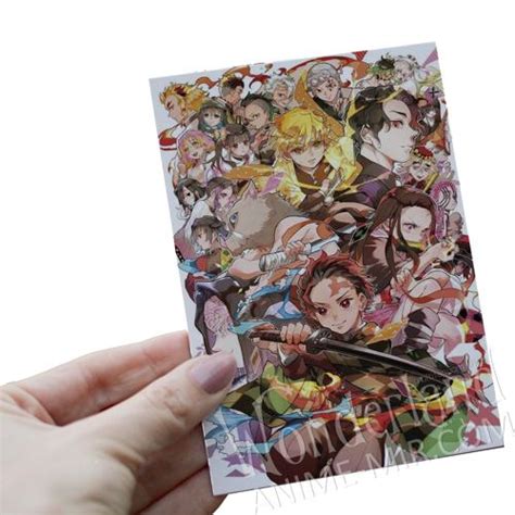 Аниме открытка Клинок, рассекающий демонов / Demon Slayer: Kimetsu No ...
