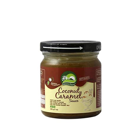 Natures Charm Coconut Caramel Sauce G Organic Vegan Sugar Free