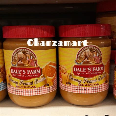 Jual Dale S Dales Farm Crunchy Creamy Peanut Butter 500gr Shopee