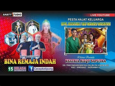 Live Streaming Sandiwara BINA REMAJA INDAH Selasa 15 OKtober 2019