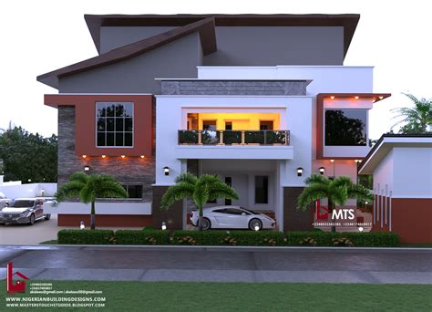 5 BEDROOM DUPLEX RF D5031 NIGERIAN BUILDING DESIGNS