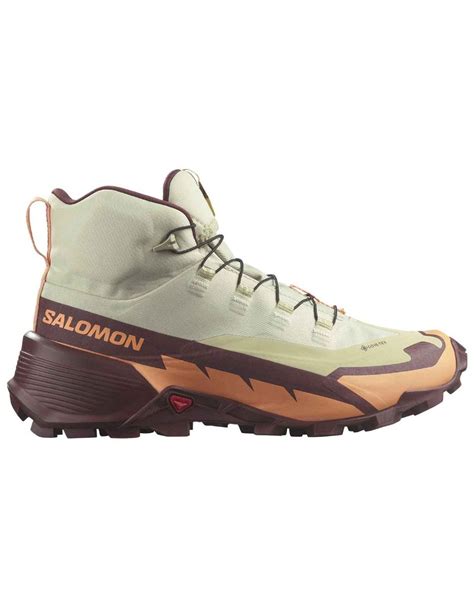 Salomon Cross Hike Mid Gtx 2 W Alfalfacantaloupebitter Chocolate