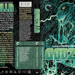 Godzilla Fake Criterion Cover Etsy