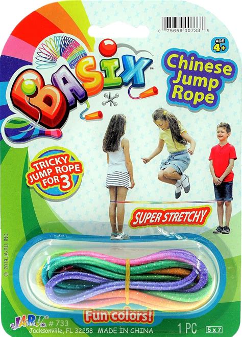 Ja Ru Elastic Chinese Jump Rope 1 Skipping Rope Colorful