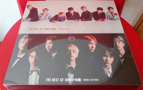 【目立った傷や汚れなし】bts The Best Of 防彈少年團①japan And ②korea Edition抜けなし防弾少年団cd