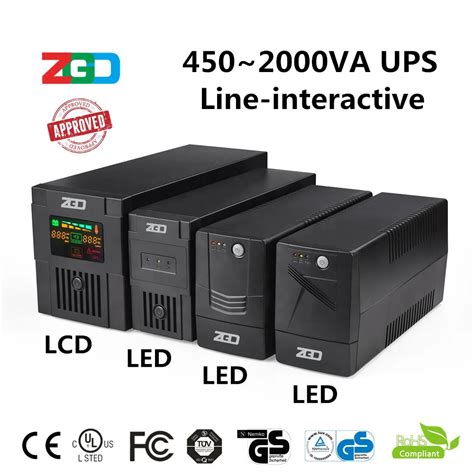 Mini Small Line Interactive Ups Home 450va 650va 850va 1000va 1200va 1500va 2000va 220v Router