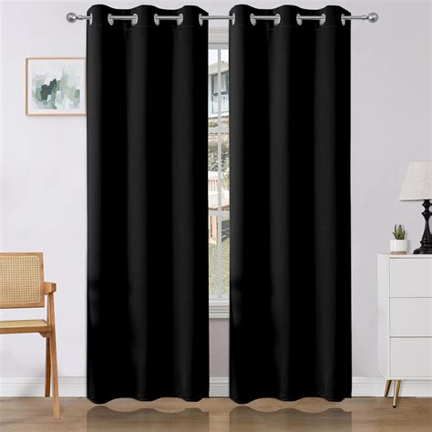 Amazon Joydeco Blackout Curtains Inch Length Panels Set