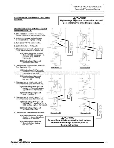 Bradford White M T Ds Water Heater Service Manual Water Heater