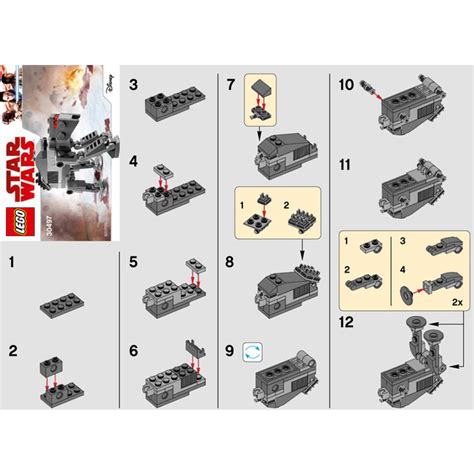 Lego First Order Heavy Assault Walker Set Instructions Brick