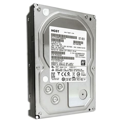 Hdd Hitachi Hgst Hard Disk 3tb Tera Sata 35 Hus724030ale641 Pc