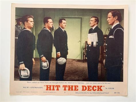 Hit The Deck Original 1955 Vintage Lobby Card