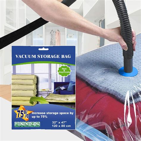 8 Pack Jumbo Extra Large Vacuum Space Saver Storage Compress Bag