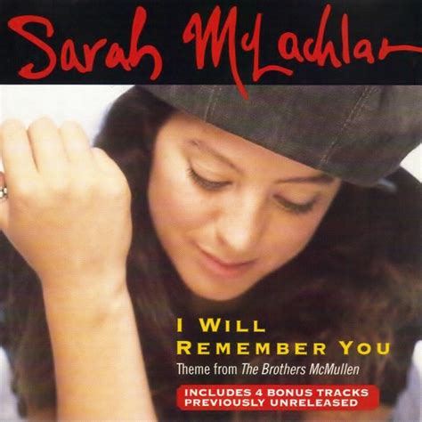 Sarah McLachlan - I Will Remember You | Releases | Discogs