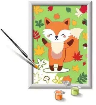 Ravensburger Num Ro D Art Renard Petit Format Lignes Color Es En