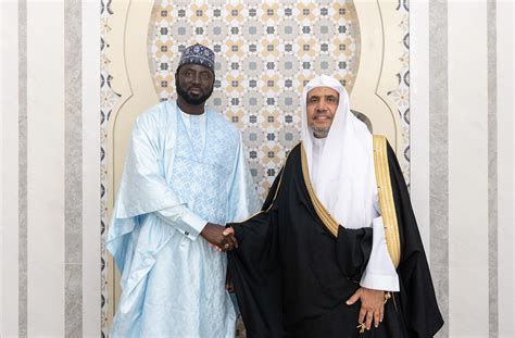 Dr Al Issa Accompanied By Gambian Foreign Minister He Dr Mamadou Tangara Muslim World League