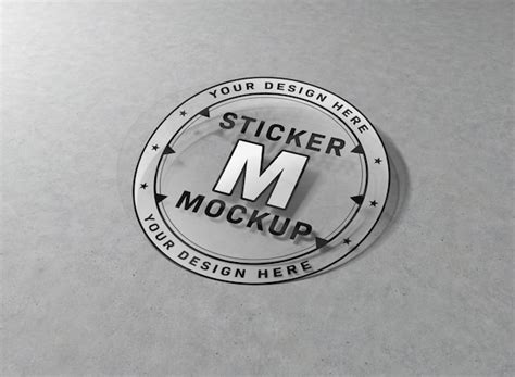Premium Psd Multi Shape Cut Out Sticker Mockup