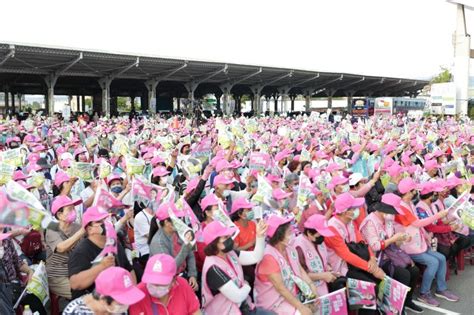 黃秀芳選前首場造勢活動3千人到場相挺 競選主題曲「幸福漸漸來」公布