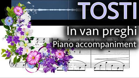 Tosti In Van Preghi Piano Accompaniment In 4 Tonalities Gabriele