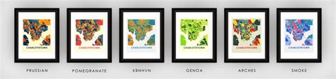 Charlottetown PEI Map Print Full Color Map Poster - Etsy