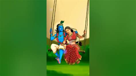 Radha Krishna Status Radha Krishna Love 💕 4k Status Krishna Bhajan O