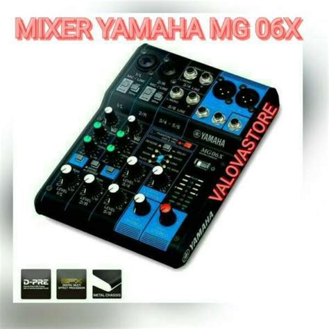 Jual Mixer Yamaha MG 06X MG06X ART 9145 Shopee Indonesia