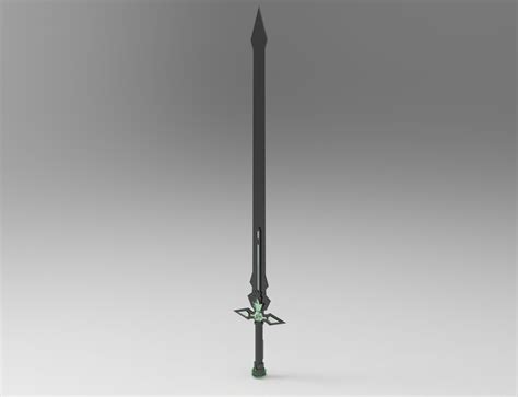 Kirito Sword Sword Art Online 3d Model 3d Printable Cgtrader