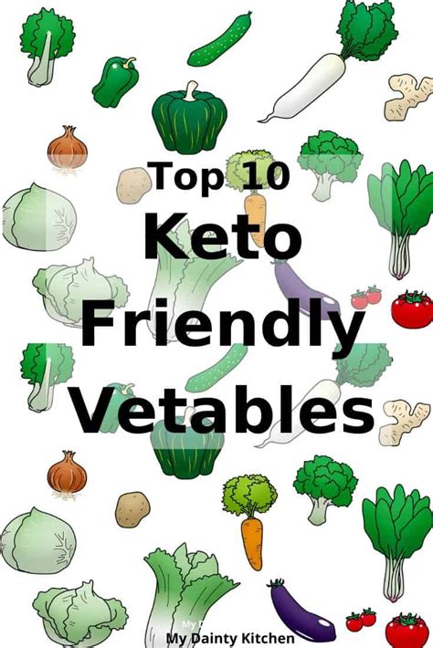 Keto Vegetables | Top 10 Keto Vegetables - My Dainty Kitchen