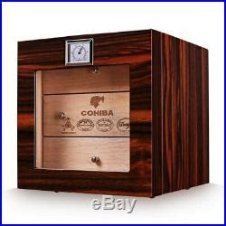 Cigarloong Layers Cigar Humidor Box Cedar Wood Lined Hygrometer