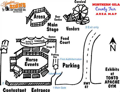 Locations And Maps Northern Gila County Fair