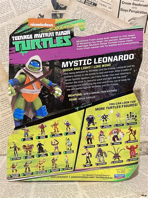 Tmnt Action Figure Mystic Leonardo Moc Tm Toys