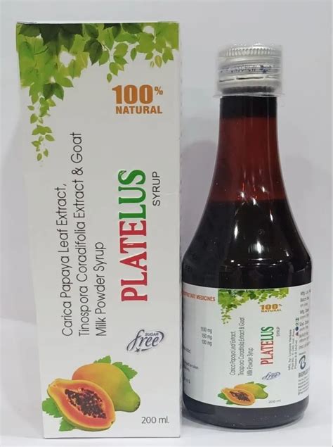 Calcium Citrate Liquid Platelus Syr Packaging Size 200 Ml At Rs 18bottle In Panchkula