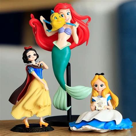 Boneco Da Branca De Neve Disney Alice Ariel Princesa Action Figure