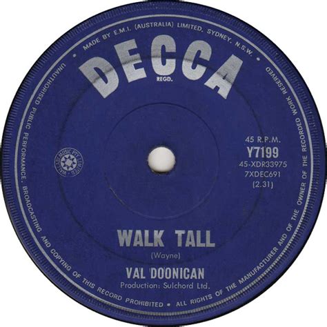 Val Doonican Walk Tall 1965 Vinyl Discogs