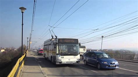 Cluj Napoca Viaduct Ira Troleibuz Ratuc Nr Traseul Youtube