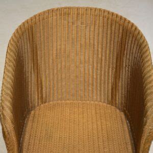 1950 S Lloyd Loom Lusty Wicker Armchair Chair Retrospective