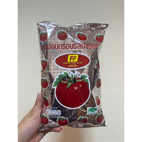 Ff Tomato Flavoured Cracker 58gr Snack Viral Jisoo Blackpink Thailand