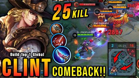 Comeback Is Real 25 Kills Clint Carry The Game Build Top 1 Global