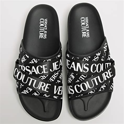 Versace Jeans Couture Claquettes Fondo Arizona 72YA3SM2 Noir