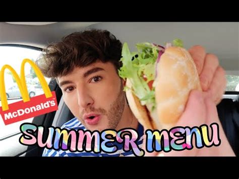 Trying NEW Mcdonalds SUMMER MENU Hit AND Miss YouTube