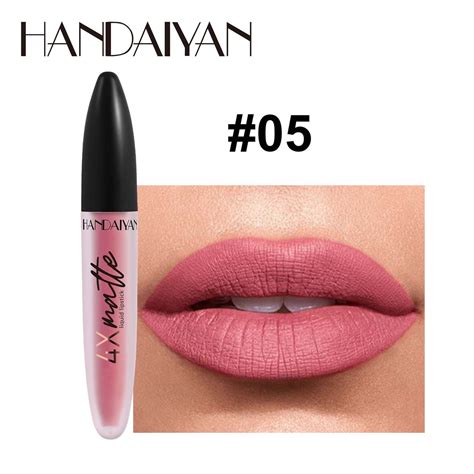 Sdjma Matte Liquid Lipstick Lip Liner Non Stick Cup Not Fade Waterproof Nude Lipstick Makeup