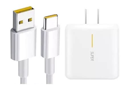 Cargador Oppo 65w Supervooc Cable Tipo C Reno 6 X3 Pro Envío gratis