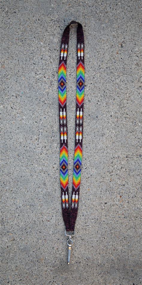 Ethnic Lanyards Loom Beaded Lanyards Huichol Beaded Etsy Canada