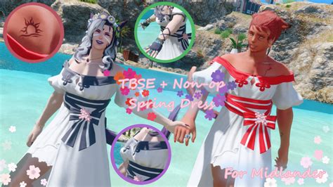 Tbse Non Op Spring Dress The Glamour Dresser Final Fantasy Xiv