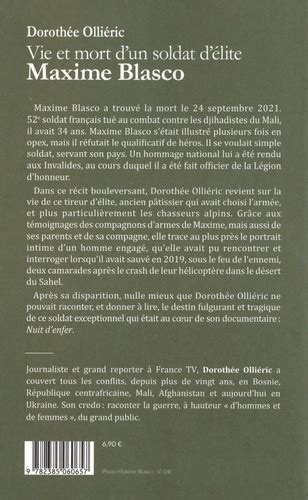 Vie Et Mort D Un Soldat D Lite Maxime Blasco De Doroth E Olli Ric