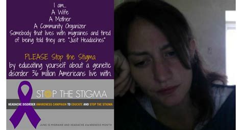 Stop The Stigma Campaign Chronic Migraines Awareness Campaign Stop