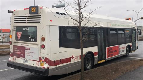 RTL Longueuil 2021 Novabus Lfs HEV Hybrid Quick Ride On 22104 On Route