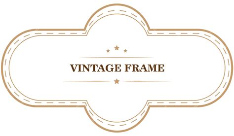 Premium Vector Vintage Frame Template Vector Illustration