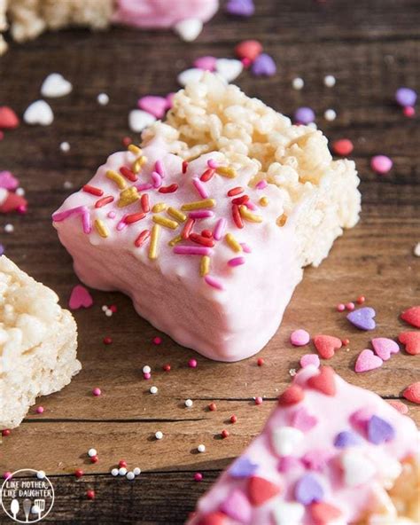 Pink Rice Krispy Treats Like Mother Like Daughter Krispie Treats Easy Party Treats Rice