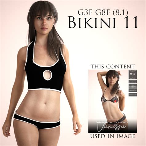 Digital Creations Poser And DAZ Studio Content FREE Bikini 11 For