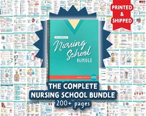 The Complete Nursing School Bundle® 200 Pages Printed And Etsy Australia